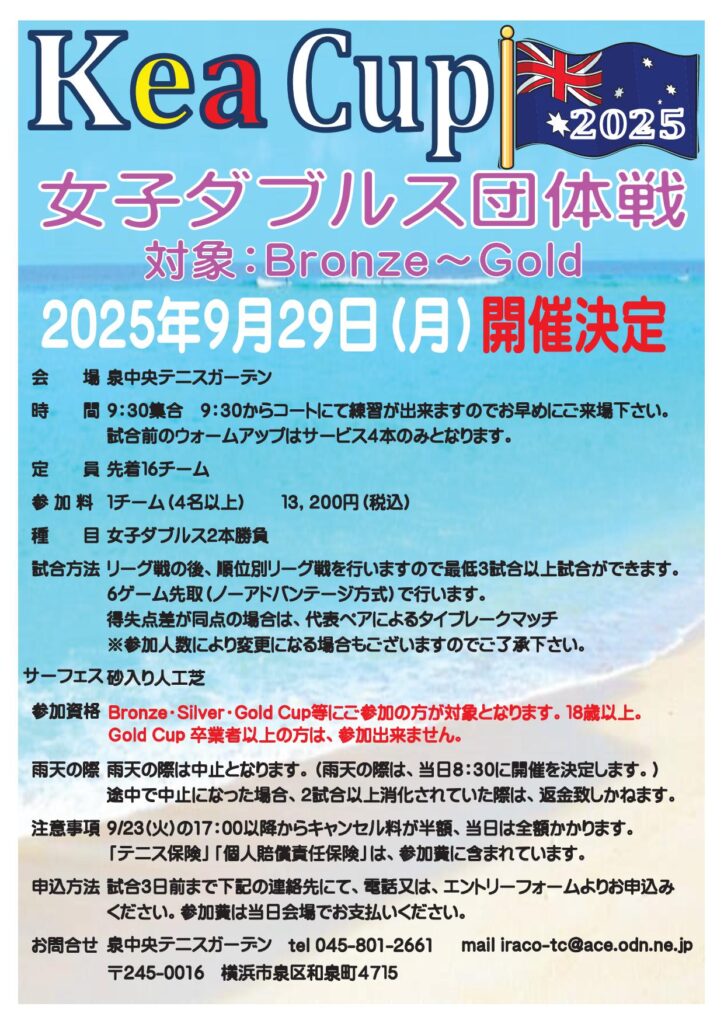 Kea Cup 団体戦