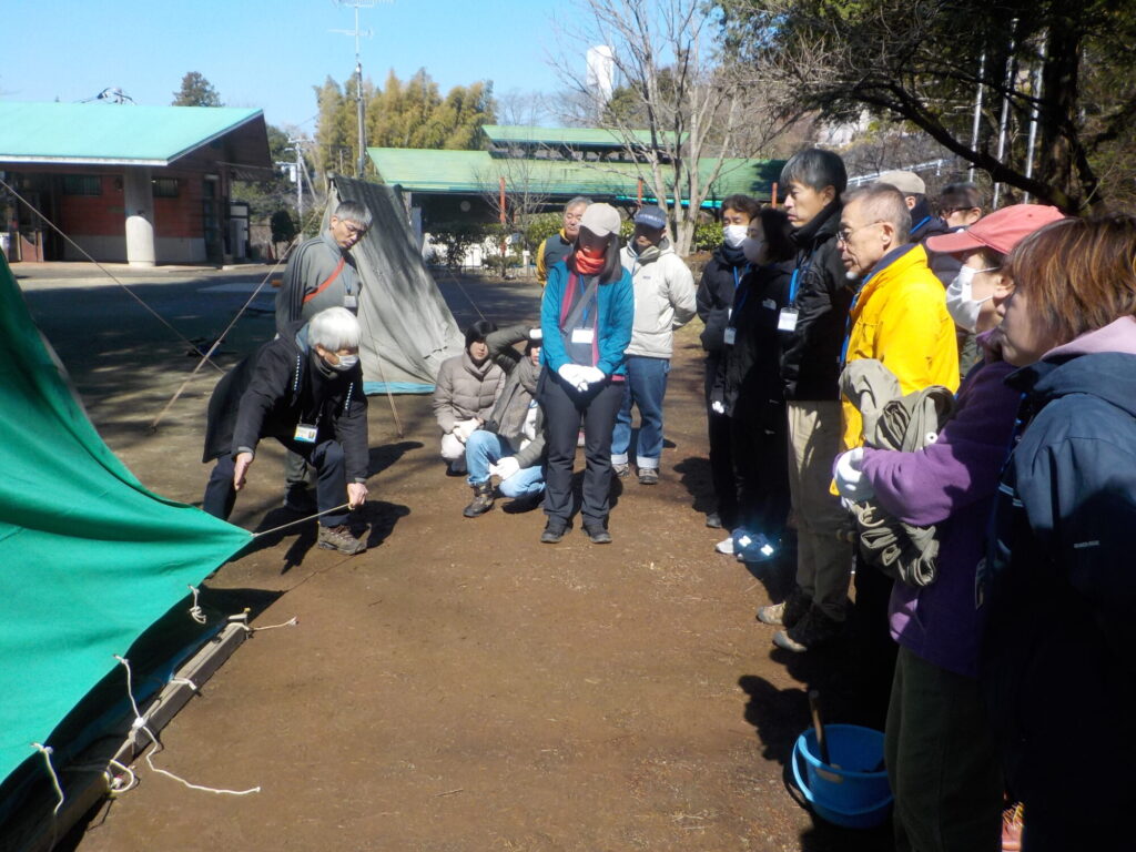 キャンプ講習の画像